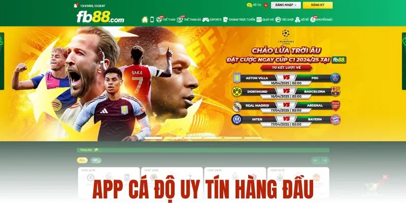 Fb88 - App cá độ bóng đá uy tín hàng đầu